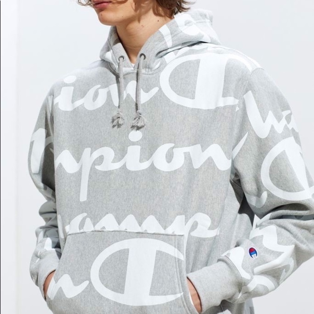 Champion Reverse Weave Logo Hoodie
